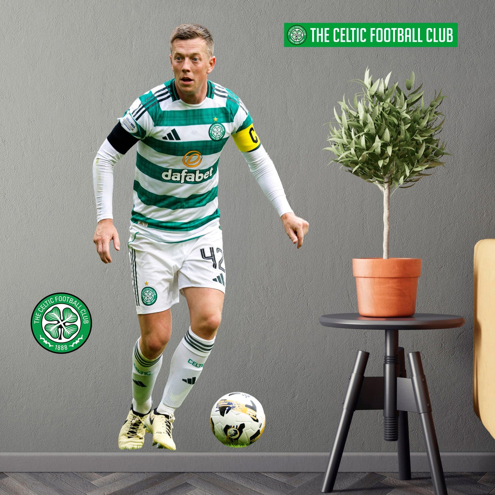 Celtic 2025/26 Callum McGregor Wall Sticker