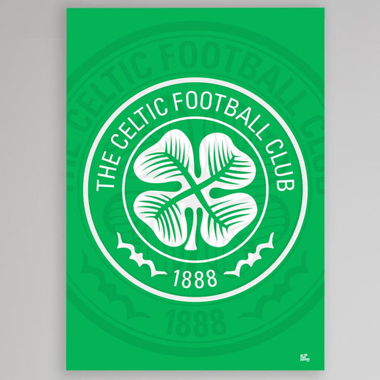 Celtic 2025/26 Crest Poster
