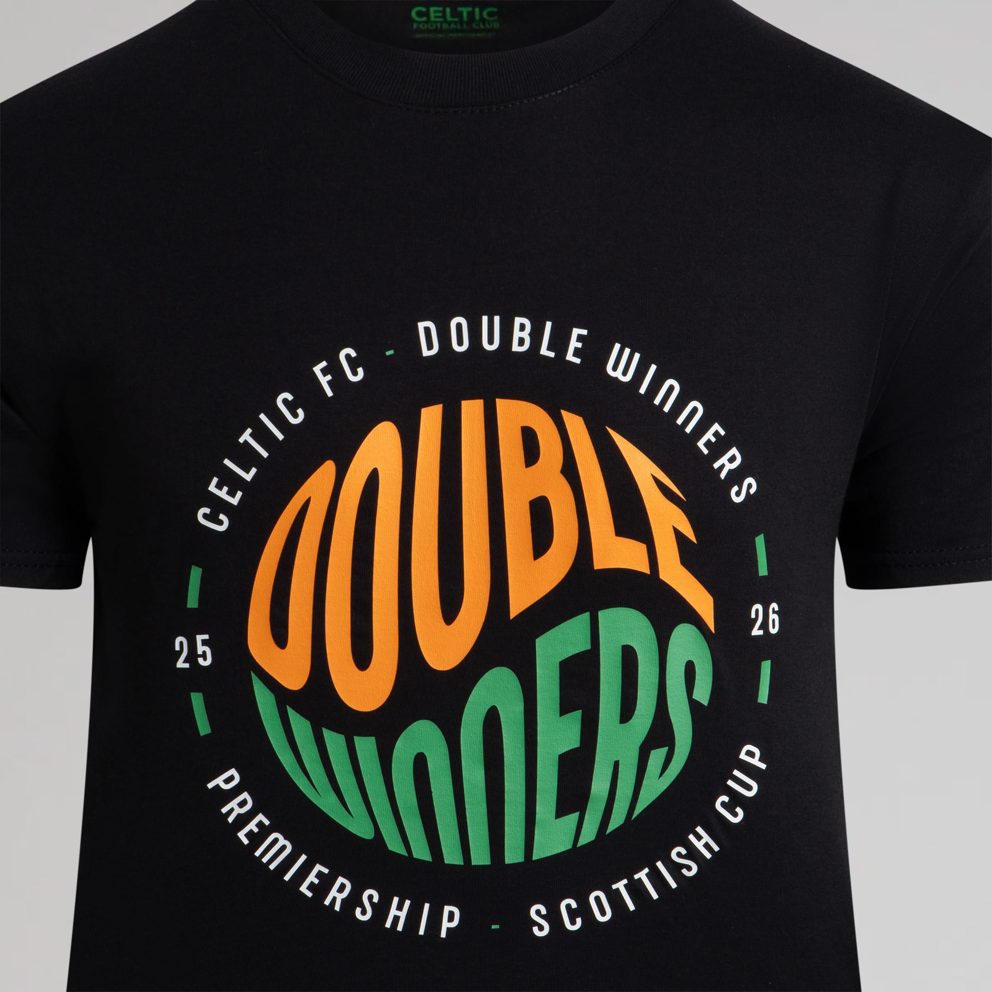 Celtic 2025/26 Double Winners Adult T-Shirt – Official Celtic Store