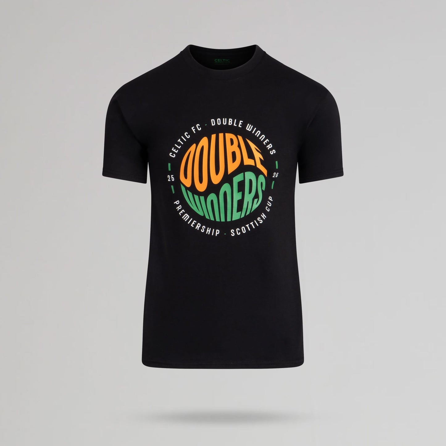 Celtic 2025/26 Double Winners Adult T-Shirt
