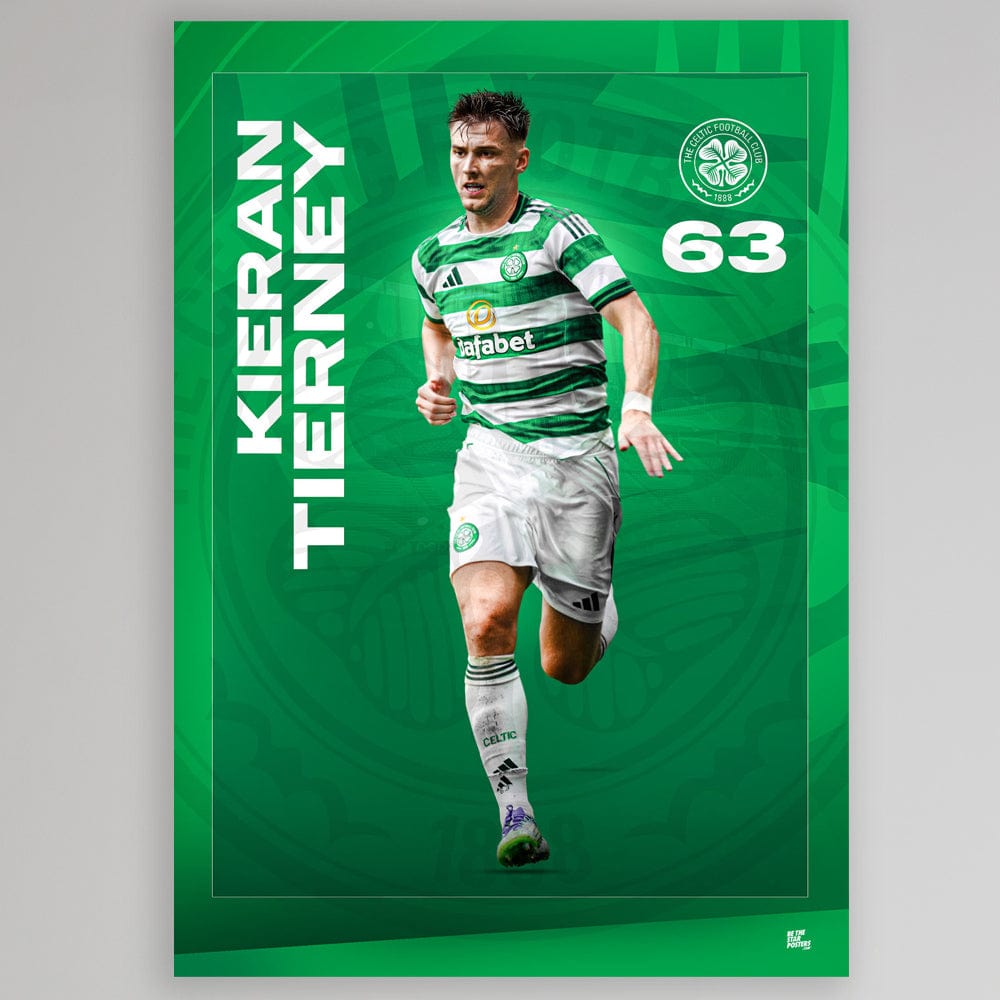 Celtic 2025/26 Kieran Tierney Poster