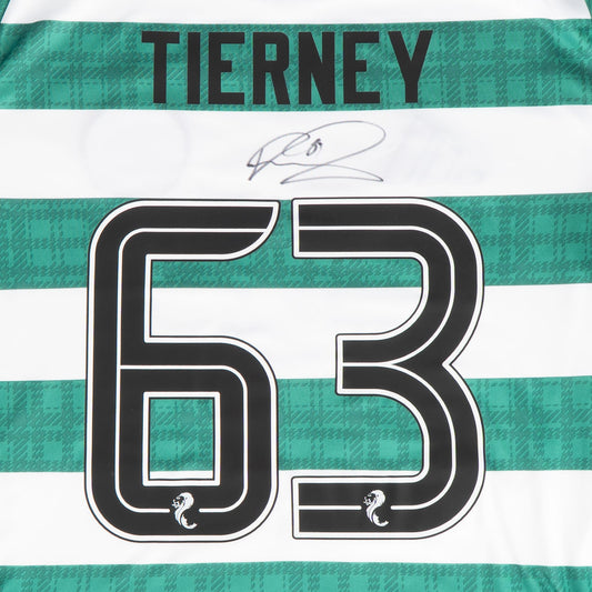Celtic 2025/26 Kieran Tierney Signed Home Jersey