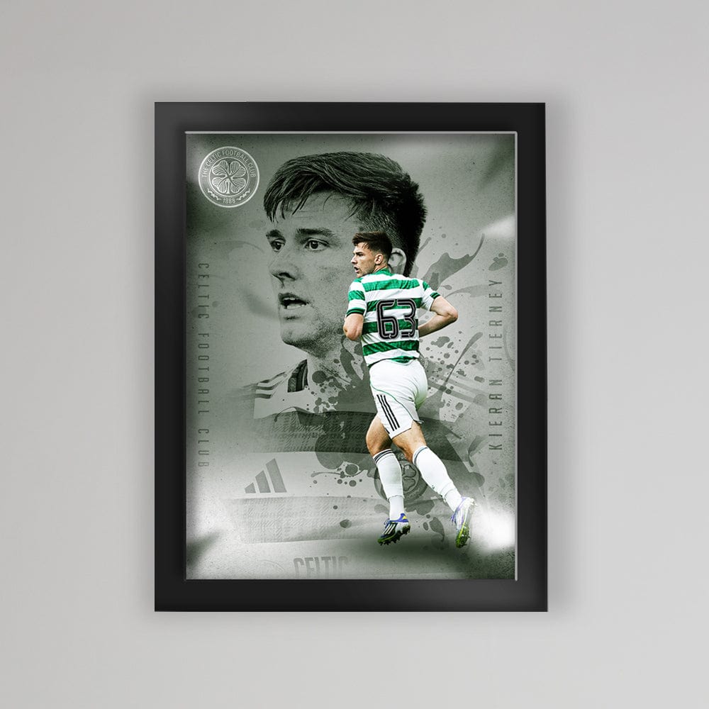 Celtic 2025/26 Kieran Tierney Tempered Glass Print