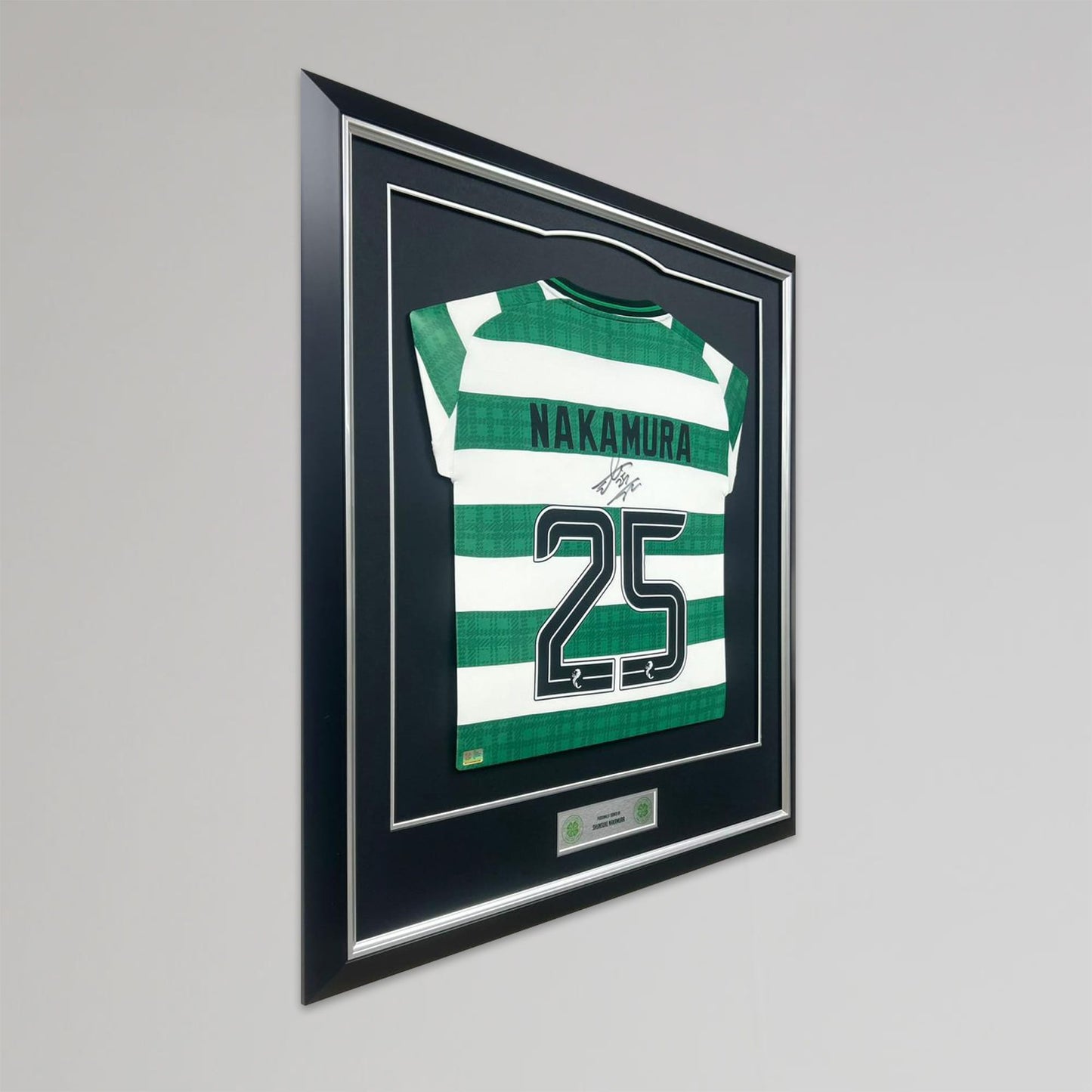 Celtic 2025/26 Shunsuke Nakamura Signed Framed Shirt