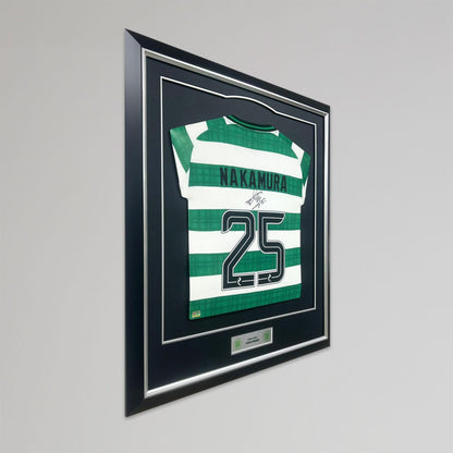 Celtic 2025/26 Shunsuke Nakamura Signed Framed Shirt