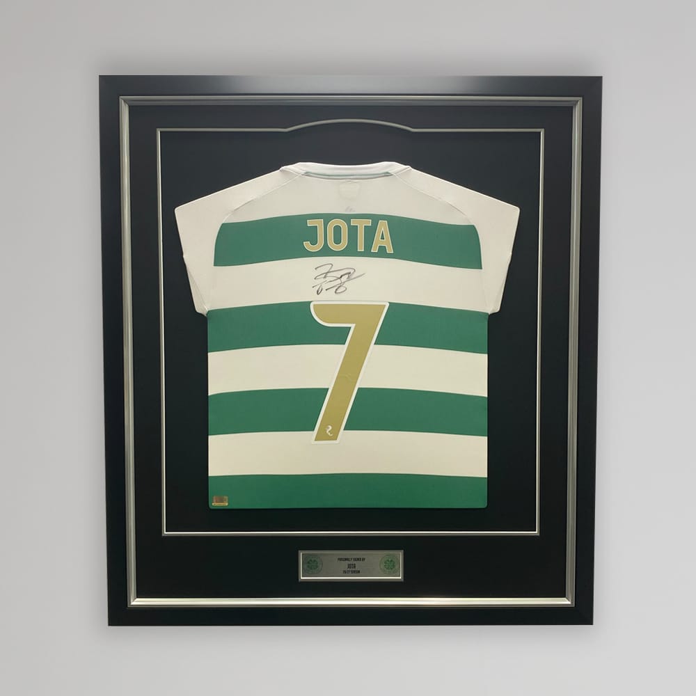 Celtic 2026/27 Jota Signed Framed Shirt