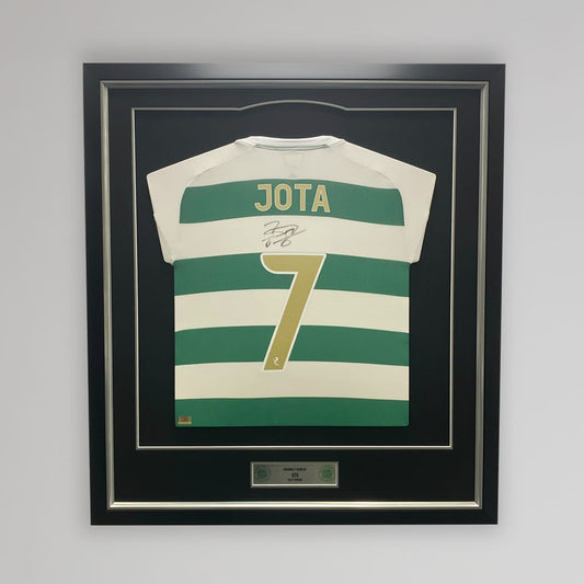 Celtic 2026/27 Jota Signed Framed Shirt