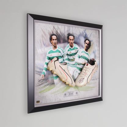 Celtic 2026/27 Mika Baur Signed Framed Boots