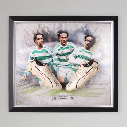 Celtic 2026/27 Mika Baur Signed Framed Boots