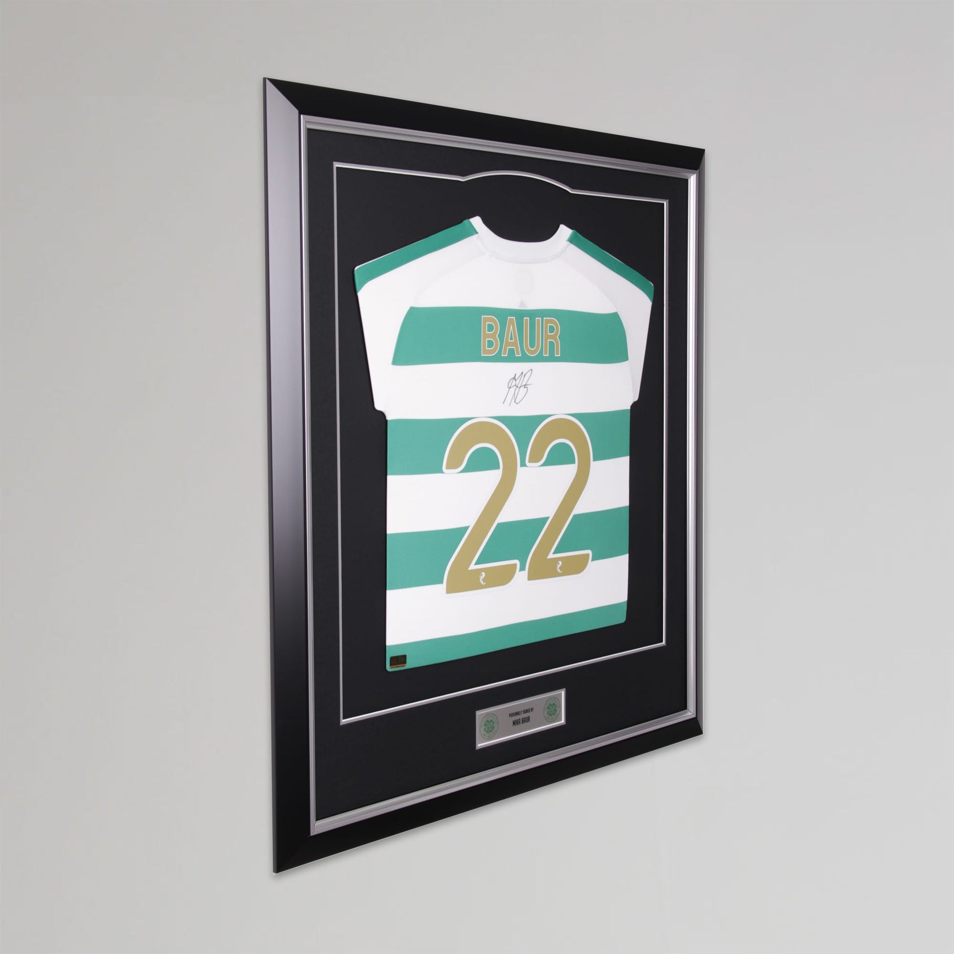 Celtic 2026/27 Mika Baur Signed Framed Shirt