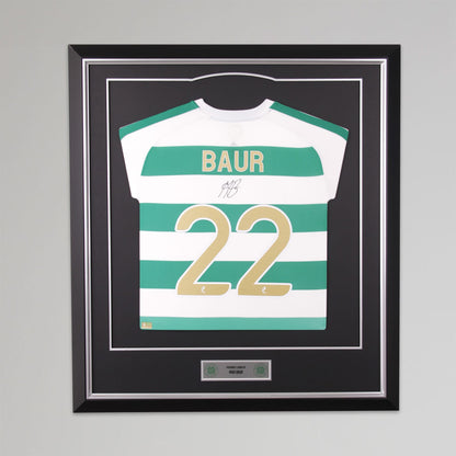 Celtic 2026/27 Mika Baur Signed Framed Shirt