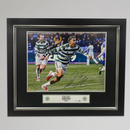 Celtic 25/26 Julian Araujo Signed Print