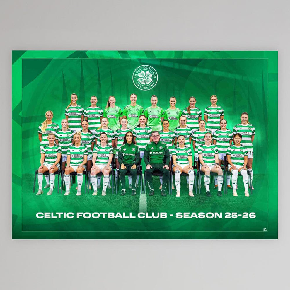 Celtic 25/26 Women's Team Poster – Official Celtic Store