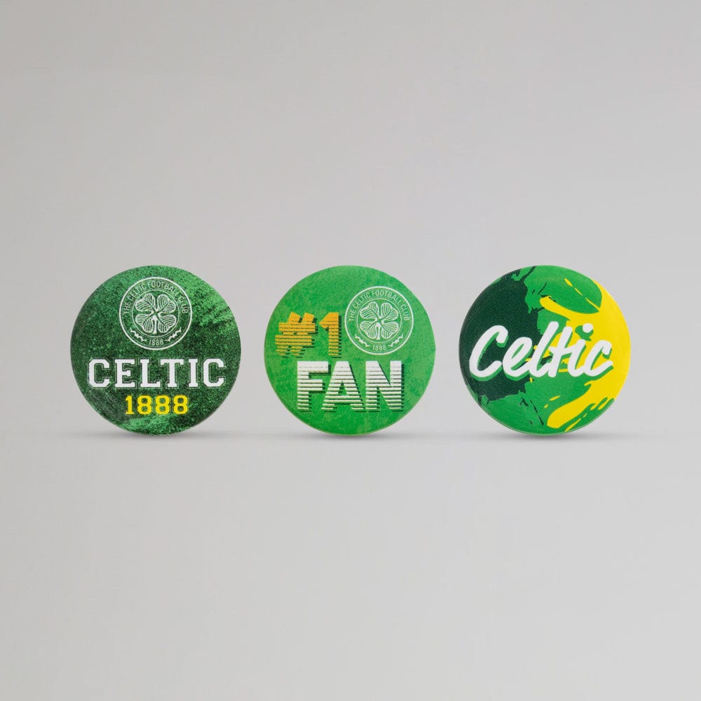 Celtic 3 Pack Button Badges