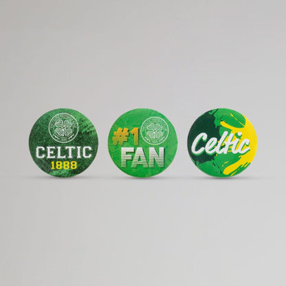 Celtic 3 Pack Button Badges