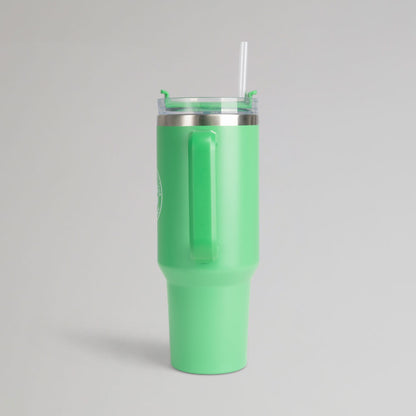 Celtic 40oz Straw Thermo Green Tumbler
