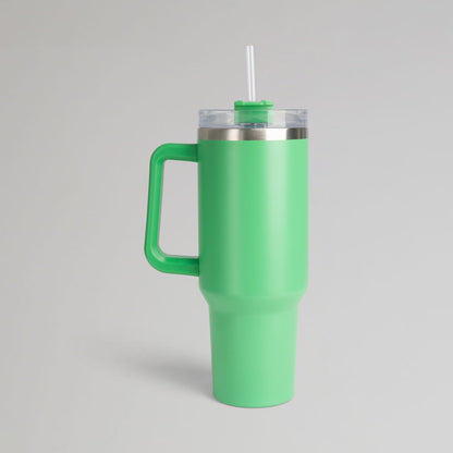 Celtic 40oz Straw Thermo Green Tumbler