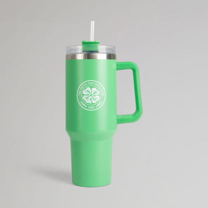 Celtic 40oz Straw Thermo Green Tumbler