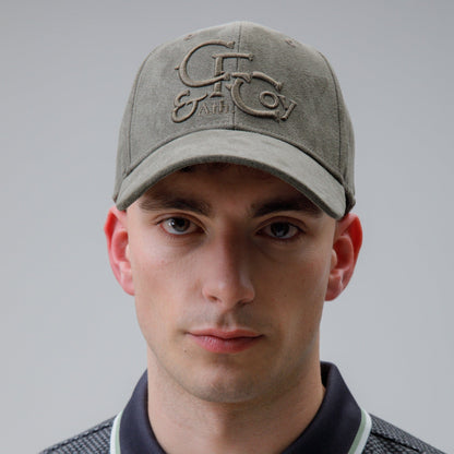 Celtic Adult Khaki Suede Cap