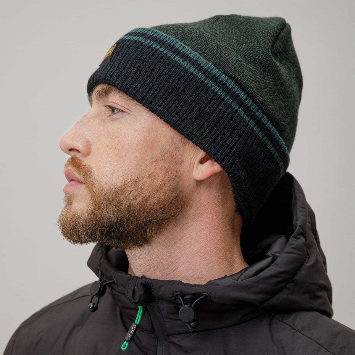 Celtic Adult Marl Mono Black Beanie