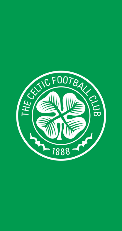 Celtic Beach Towel - Green Version optional Personalisation