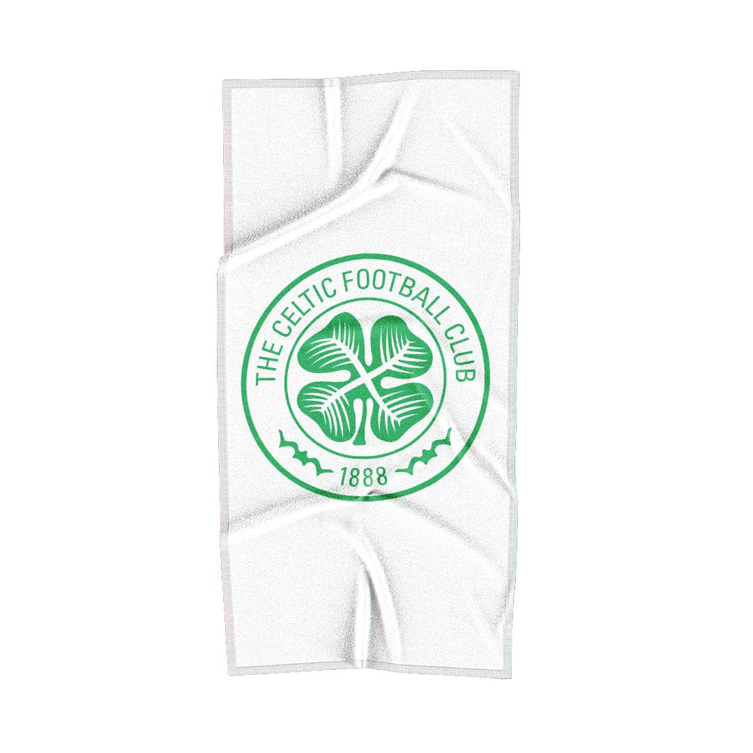 Celtic Beach Towel - White Version optional Personalisation