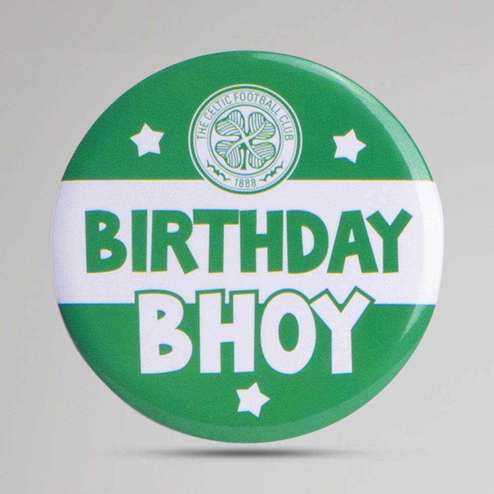 Celtic Birthday Bhoy Button Badge