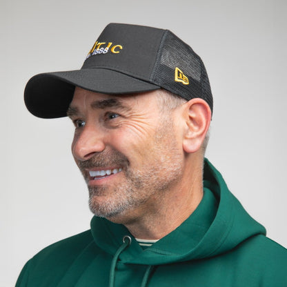 Celtic Black and Yellow New Era Trucker Cap