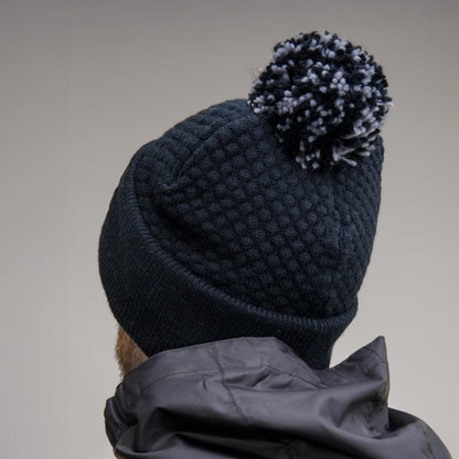 Celtic Black Tonal Pom Beanie