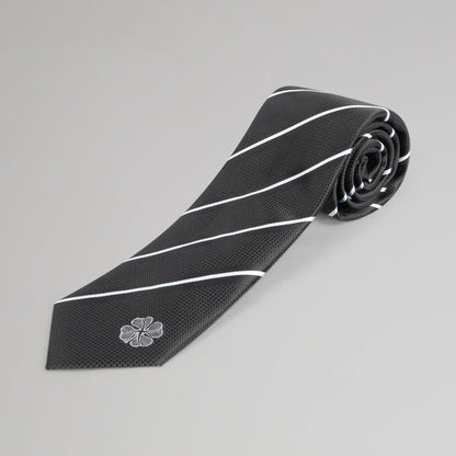 Celtic Black Tonal Stripe Tie