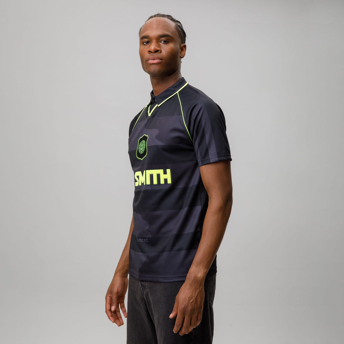 Celtic Blackout Men's 1996/97 Away Retro Jersey