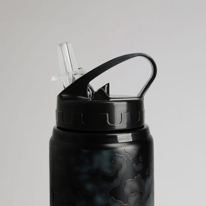 Celtic Camo Metal Black Water Bottle