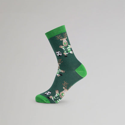 Celtic Christmas Junior Reindeer Socks