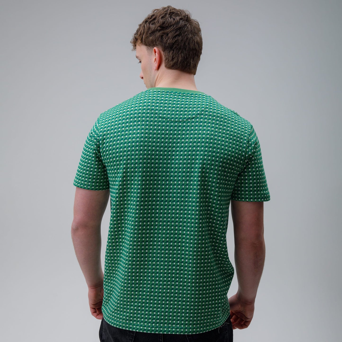 Celtic Clover Men's Jacquard T-Shirt
