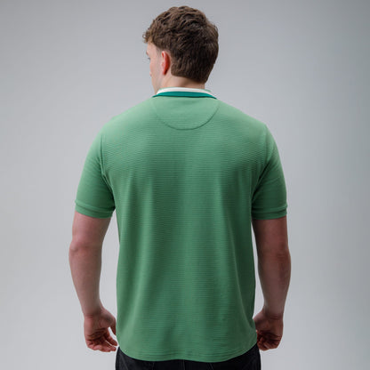 Celtic Clover Men's Ripple Green Polo Shirt