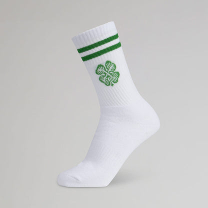 Celtic Clover White socks 3 Pack