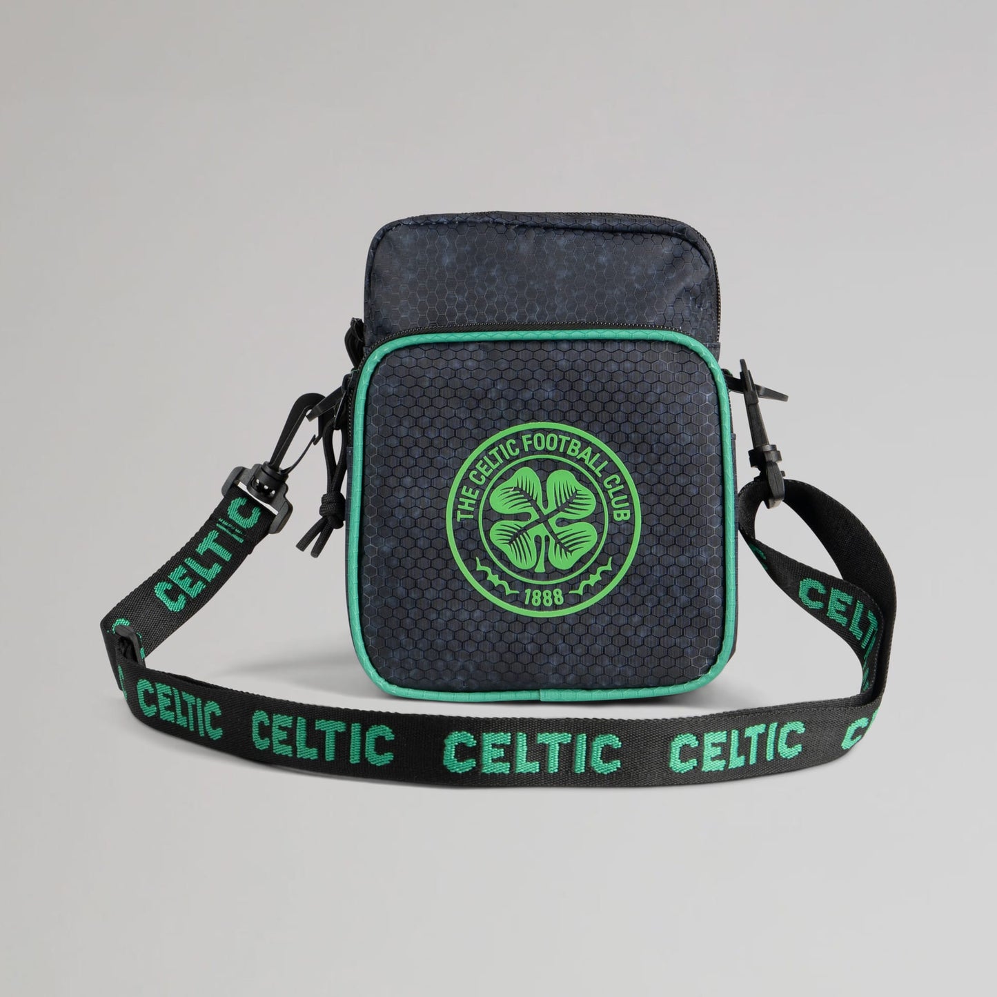Celtic Crest Black Side Bag