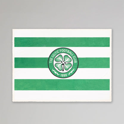 Celtic Crest Hooped Fleece Blanket