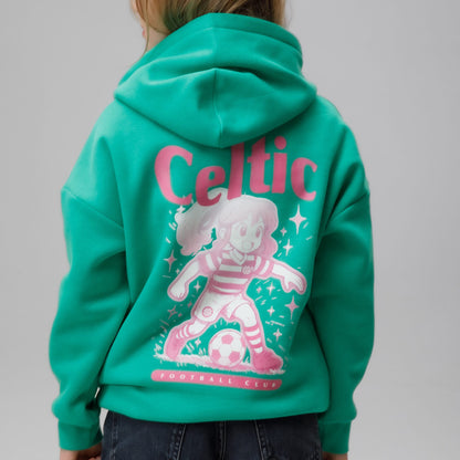 Celtic Crest Junior Anime Print Hoodie