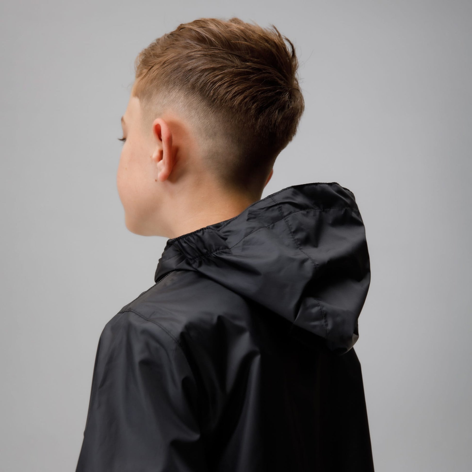 Celtic Crest Junior Black Packaway Jacket