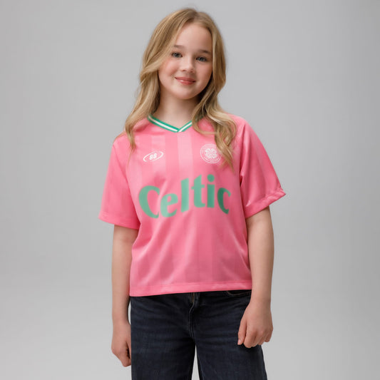 Celtic Crest Junior Cropped Football Jersey