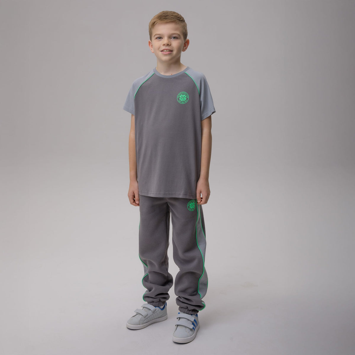 Celtic Crest Junior Dark Grey Joggers