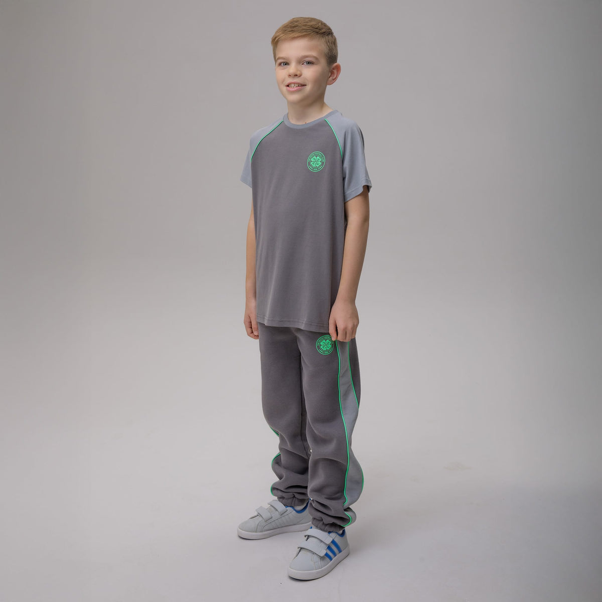 Celtic Crest Junior Dark Grey Joggers