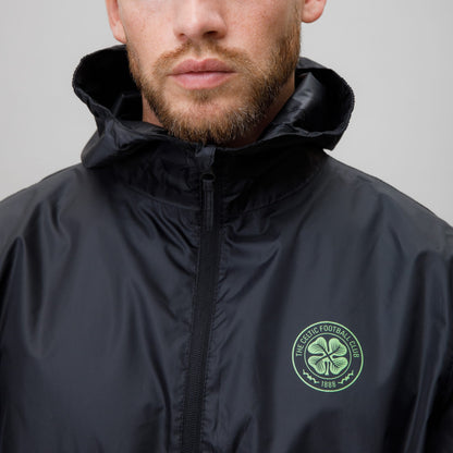 Celtic Crest Men's Black Packaway Jacket