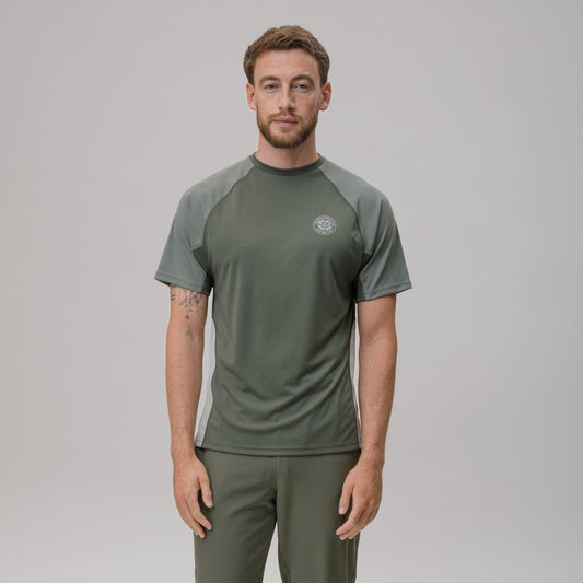 Celtic Crest Men's Sage Panel T-shirt