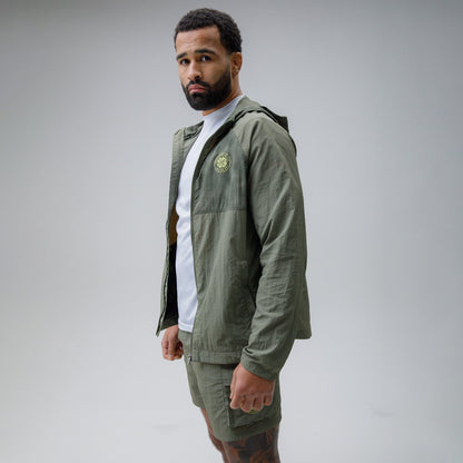 Celtic Crest Men's Woven Khaki Shorts