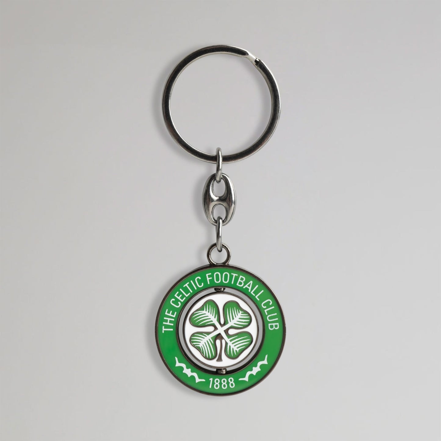 Celtic Crest Spinner Keyring