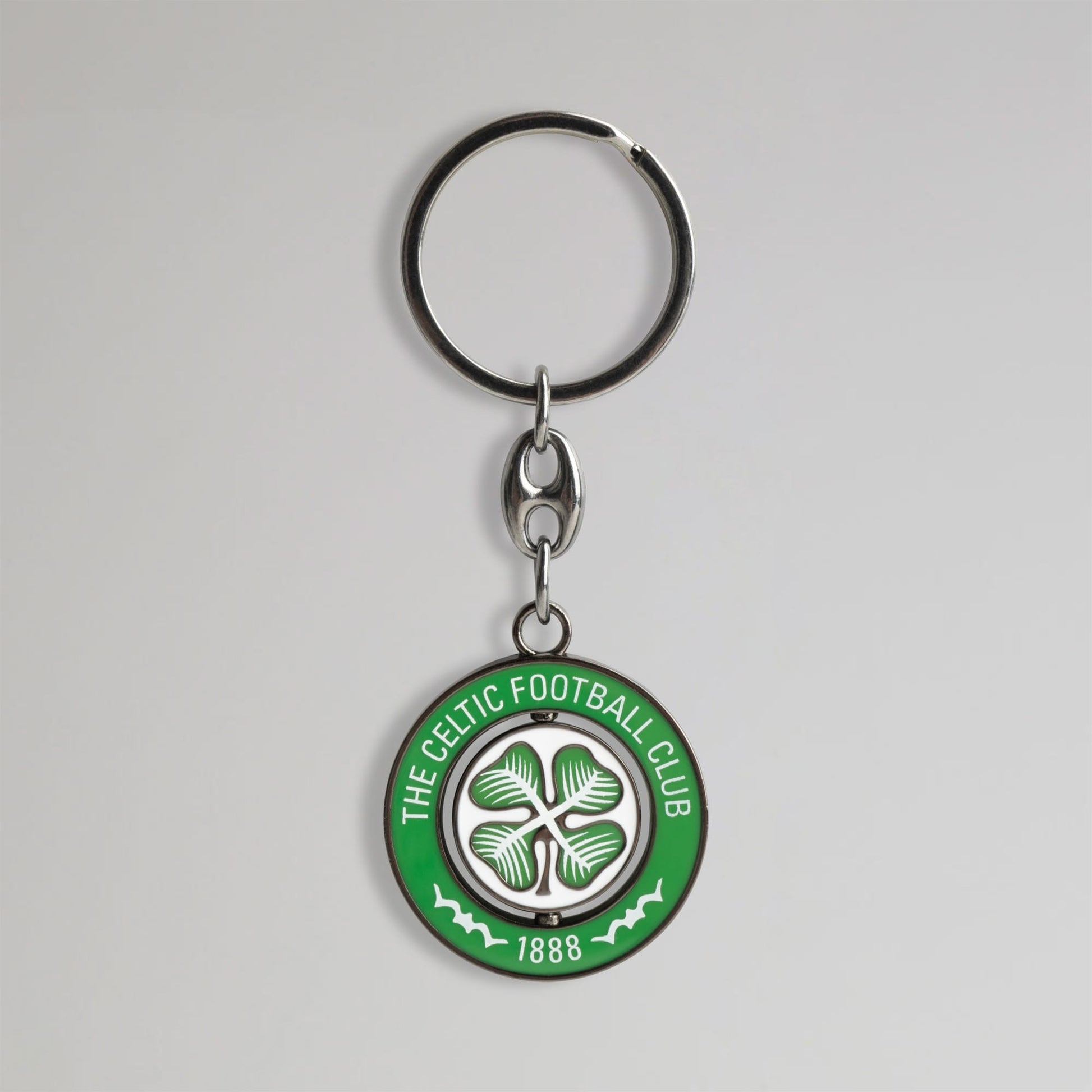 Celtic Crest Spinner Keyring