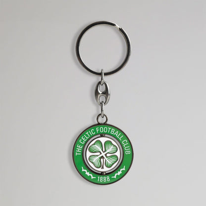 Celtic Crest Spinner Keyring