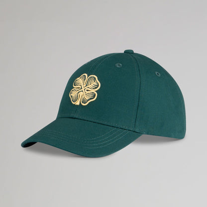 Celtic Dark Green Clover Cap